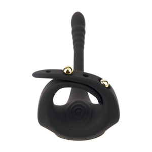Vibrating Butt Plug and Belt Cock Ring - Oxy-shop