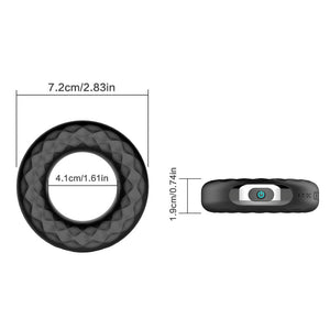 Vibrating Cock Ring - 10 Speeds - Oxy-shop