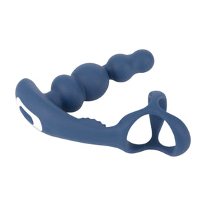 Vibrating Prostate Plug with Cock Ring - Oxy-shop